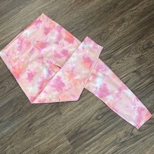 GAP TIE DYE POWERMOVE LEGGINGS - large